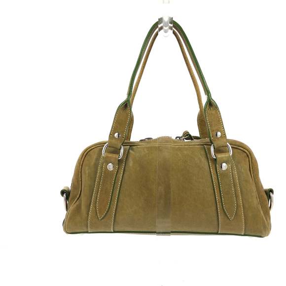 MIU MIU Shoulder Bag in Green Leather - Picture 3 of 12